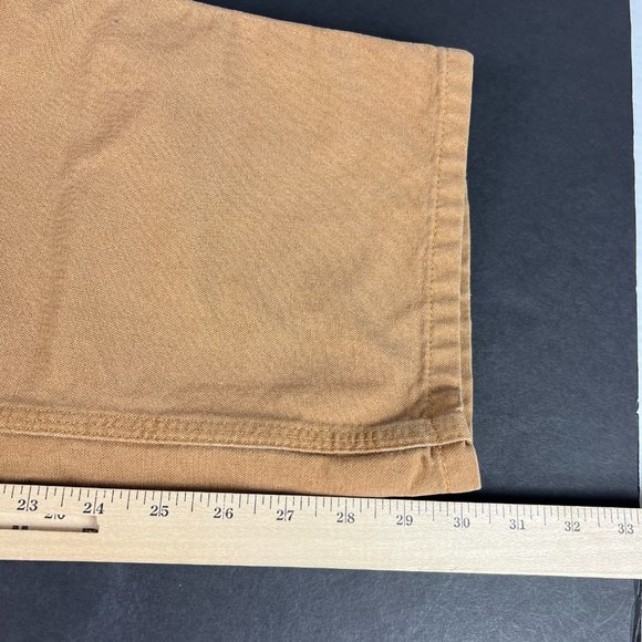 Carhartt Jeans 38x30 Brown Faded Dungaree Fit Carpenter Workwear Denim Tag 38x30 - Picture 12 of 16
